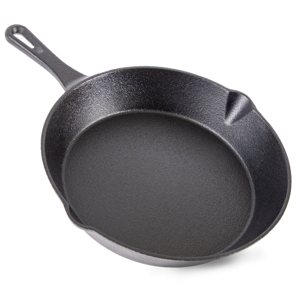 Pre-Seasoned Cast Iron Skillet - 8, 10, 12 inch (Multiple Sizes Available)