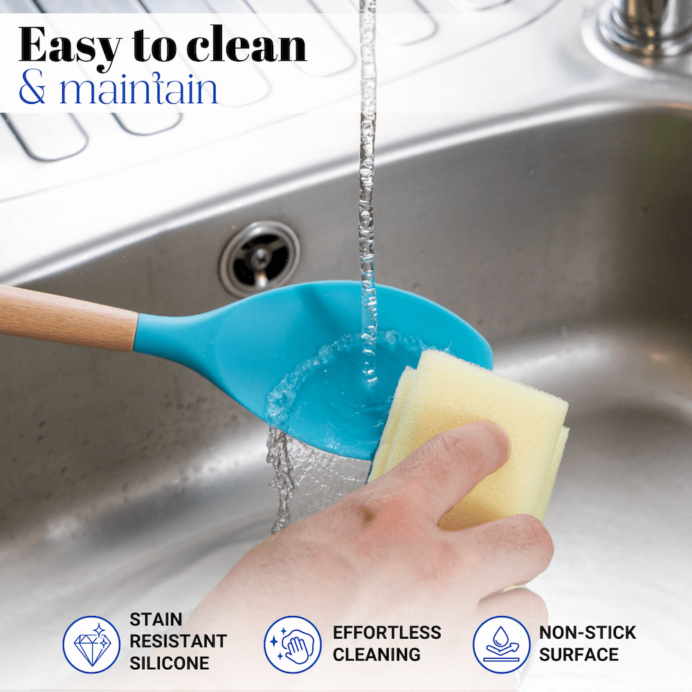 17pcs Kitchen Utensil & Knife Set with Block & Chopping Board (Multiple Colours) - By Nuovva