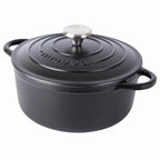 Enamelled Cast Iron Dutch Oven Casserole Pot (Multiple Colours & Sizes)