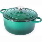 Enamelled Cast Iron Casserole Pot - 22cm - 2.9L (Multiple Colours)