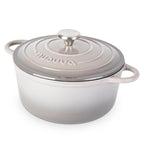 Cast Iron Dutch Oven with Lid, Casserole Pot - 24cm - 4.7L (Multiple Colours)
