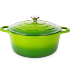 Enamelled Cast Iron Casserole Pot - 28cm - 6L (Multiple Colours Available)