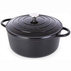 Enamelled Cast Iron Dutch Oven Casserole Pot (Multiple Colours & Sizes)