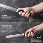 Professional High Carbon Steel Kitchen Single & Sets Knives  (Multiple Variants), by Nuovva