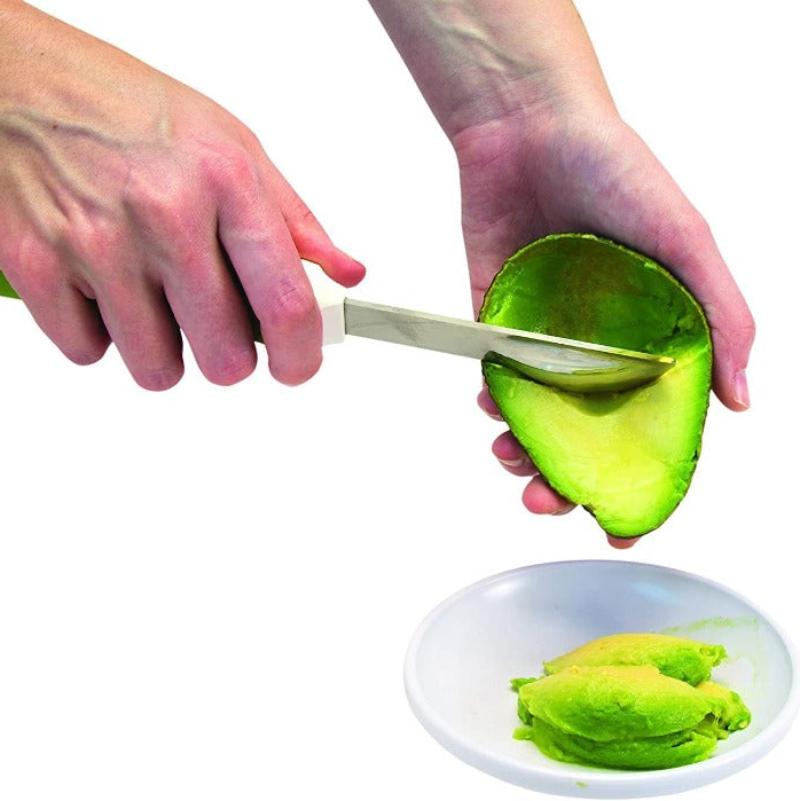 Microplane 3-in-1 Avocado Tool - Avocado Slicer, Peeler, Knife, Pit Removal
