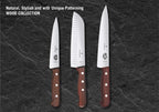 Victorinox Santoku Knife Rosewood with Fluted Edge in Gift Box | Brown