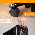 Portable Radiator Electric Heater - Oil Filled