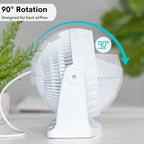 Desk Turbo Fan - White / Black