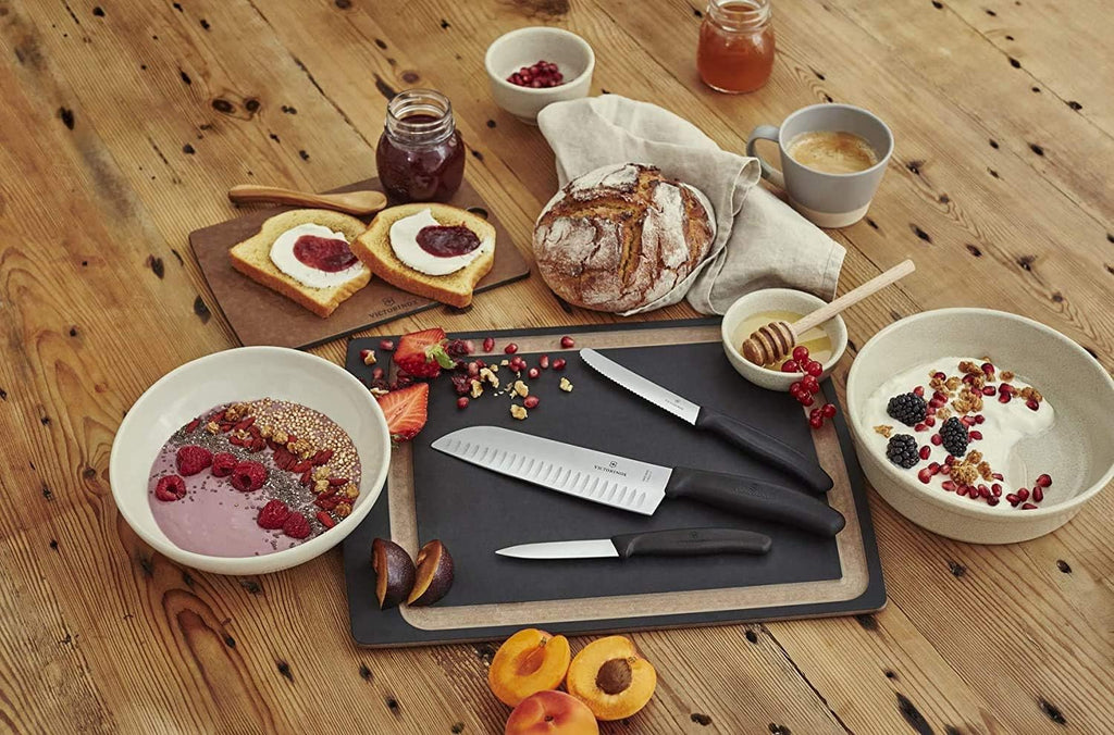 Victorinox 6-Piece Swiss Classic Tomato/Table Knife Set | 11 cm | Black