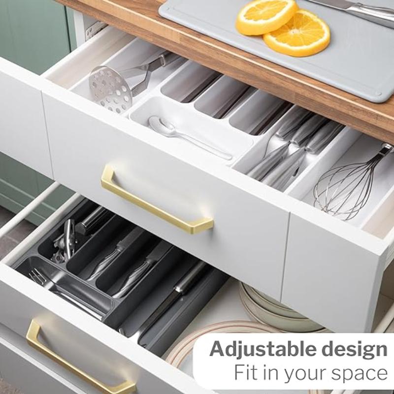 Expandable Cutlery Drawer Organiser Divider (Multiple Colours), by Nuovva