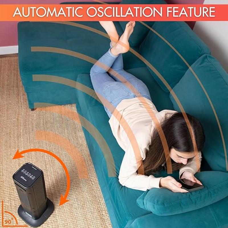 Energy Efficient Electric Heater with  Fireplace Display