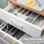 Expandable Cutlery Drawer Organiser Divider (Multiple Colours), by Nuovva