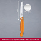 Victorinox Swiss Classic Foldable Paring Knife (Serrated) - DPC