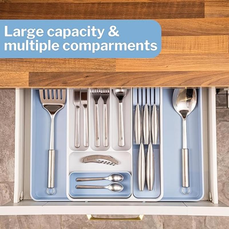 Expandable Cutlery Drawer Organiser Divider (Multiple Colours), by Nuovva