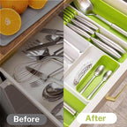 Expandable Cutlery Drawer Organiser Divider (Multiple Colours), by Nuovva