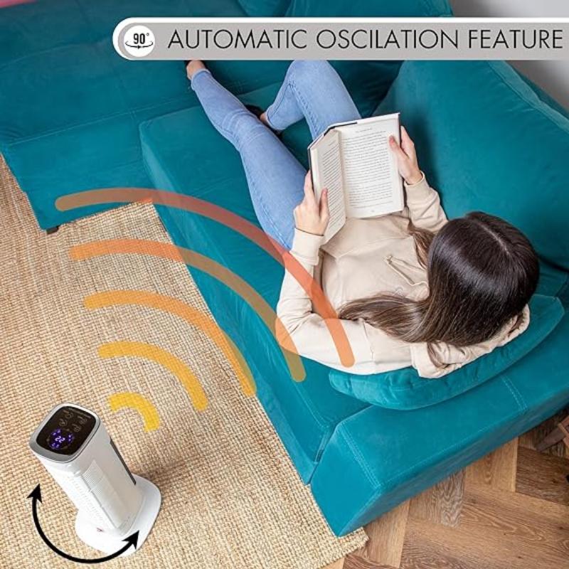 Touchscreen Energy Efficient Electric Heater with Remote Control