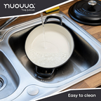 Shallow Cast Iron Dutch Oven Casserole Pot (Multiple Colours & Sizes) by Nuovva
