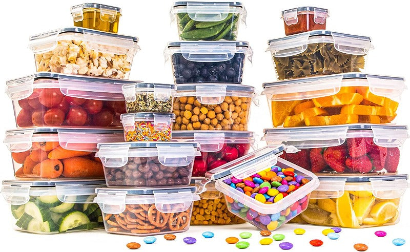 Airtight Food Storage Containers Sets (Multiple Sizes) by Nuovva