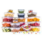 Airtight Food Storage Containers Sets - 20 pieces, by Nuovva