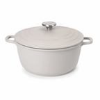 Grey Aluminium Casserole Pot with Lid - 4L - 24cm, by Nuovva
