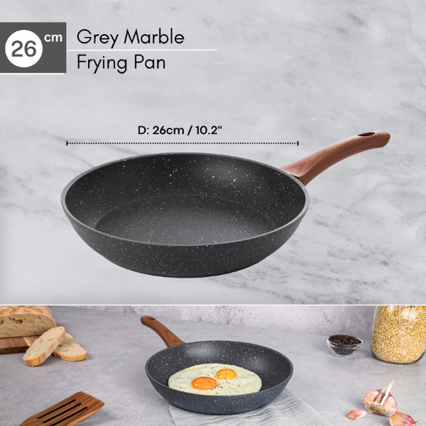 Induction Non-Stick Frying Pan (Multiple Sizes & Multiple Colours), by Nuovva