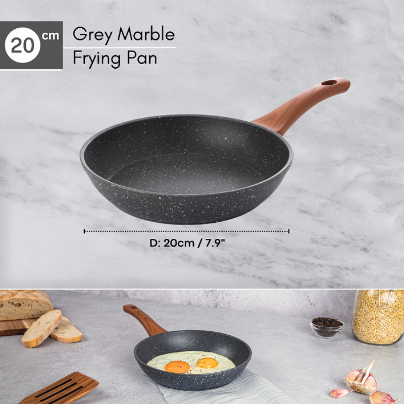 Induction Non-Stick Frying Pan (Multiple Sizes & Multiple Colours), by Nuovva