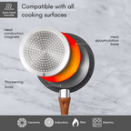 Marble Granite Induction Non-Stick Frying Pan - 26cm, by Nuovva