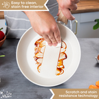 Cream Kitchen Cookware Set of 35, 15, 8, 5pcs with Lids (Multiple Set Sizes)