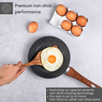 Marble Granite Induction Non-Stick Frying Pan (Multiple Sizes), by Nuovva