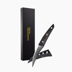 Japanese Steel 67-Layer Damascus Paring Knife with Pakkawood Handle, by Nuovva