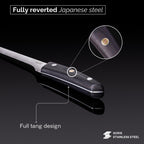 Japanese Steel Damascus Style Kitchen Knives with Pakkawood Handles - Multiple Variants, by Nuovva