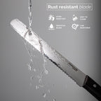 Japanese Steel Damascus Style Kitchen Knives with Pakkawood Handles - Multiple Variants, by Nuovva