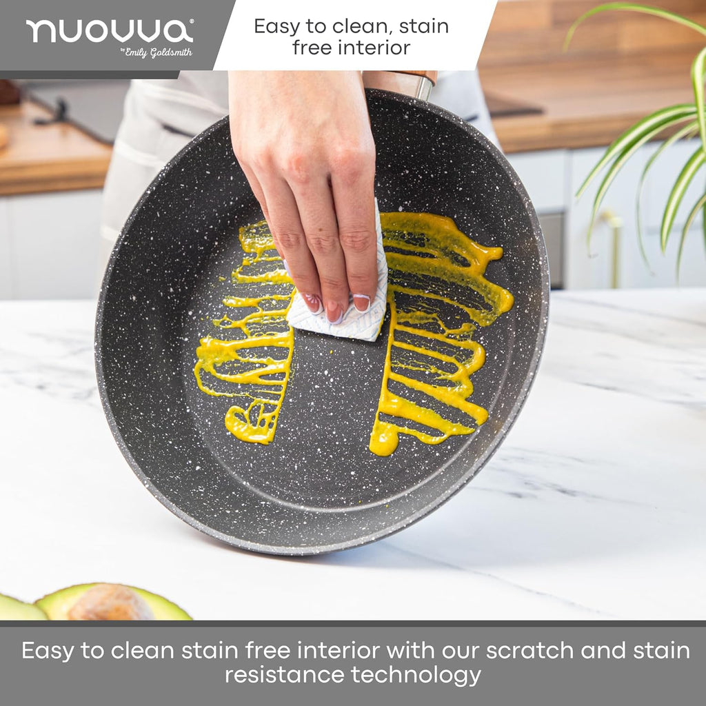 35pcs Granite Kitchen Cookware & Kitchen Knife Set