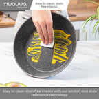 Granite Kitchen Cookware Set of 35, 15, 8, 5pcs with Lids (Multiple Set Sizes)