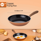 Copper Induction Non-Stick Frying Pan - 20cm, by Nuovva