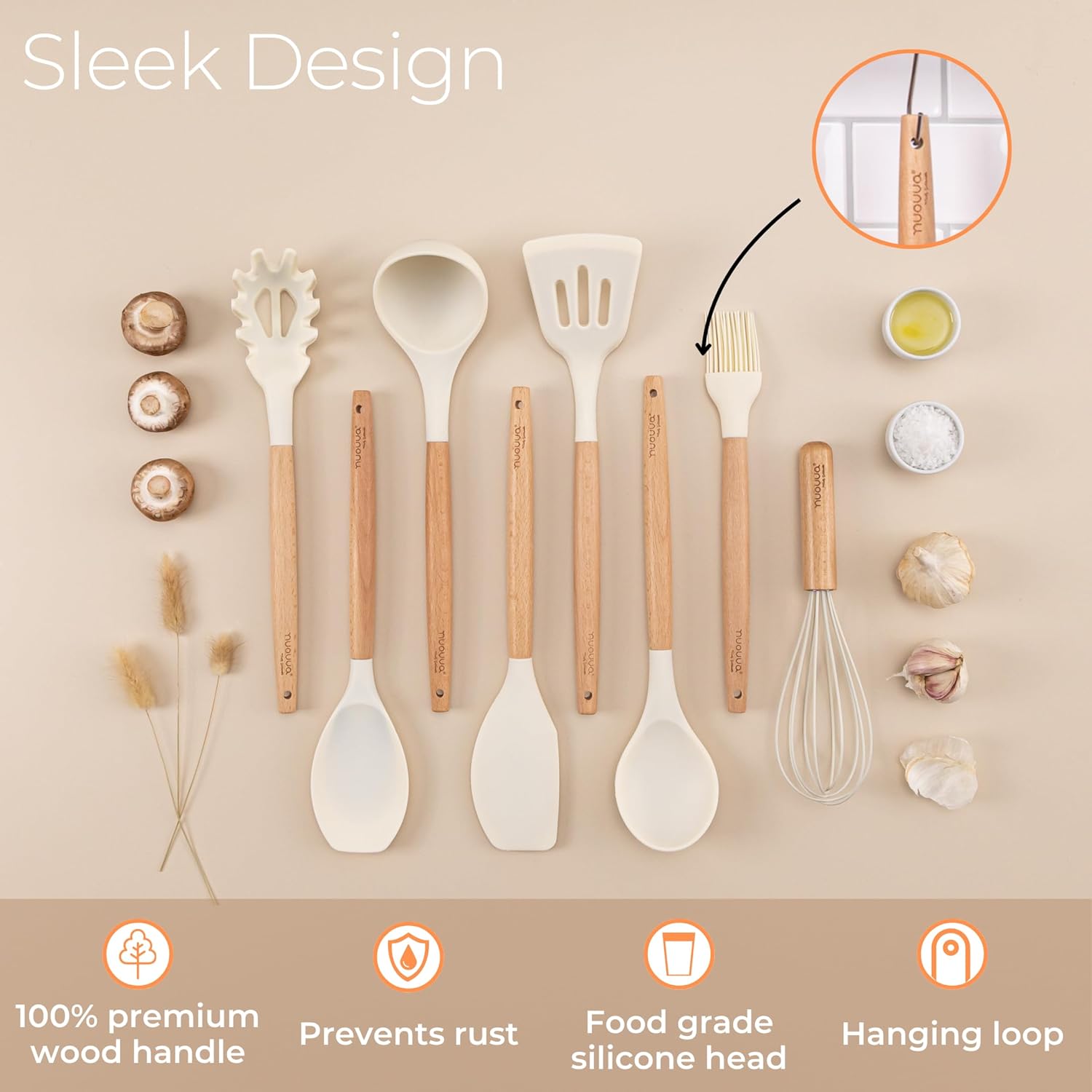 35pcs Kitchen Cooking Utensils Set - Multiple Colours