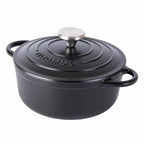 Enamelled Cast Iron Casserole Pot - 20cm - 2L (Multiple Colours)