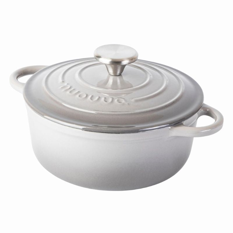Grey Cast Iron Dutch Oven with Lid - 2L, 20cm