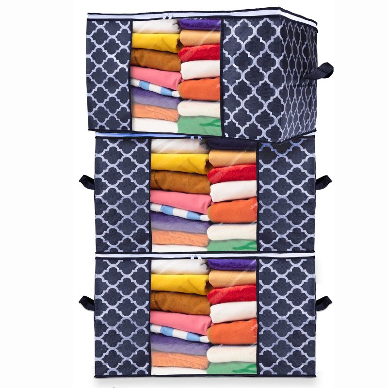 Large Clothes Storage Bag - 90L - Sets of 3 Pcs, 5 Pcs and 8 Pcs, by STACKZY