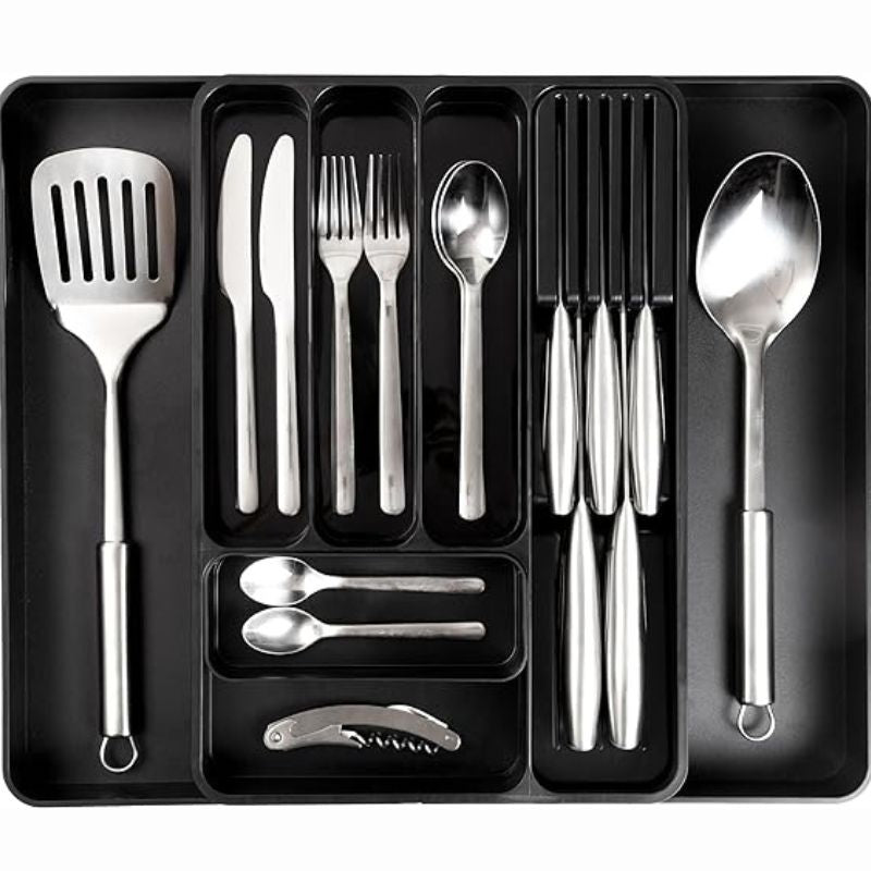 Expandable Cutlery Drawer Organiser Divider (Multiple Colours), by Nuovva