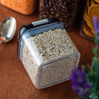 5-Piece Food Storage Containers (Black/White Lid), by Nuovva