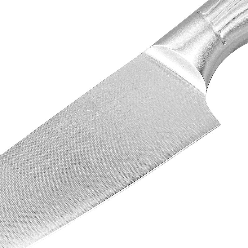 Stainless Steel Knife Set With Acrylic Block -5 Pieces, by  Nuovva