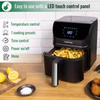 Air Fryer Oven With Preset Functions – 4L, 1200W by Nuovva