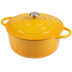 Cast Iron Dutch Oven, Casserole Pot - 28cm, 6L (Multiple Colour - Pastel Shades)