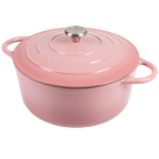 Cast Iron Dutch Oven, Casserole Pot - 28cm, 6L (Multiple Colour - Pastel Shades)