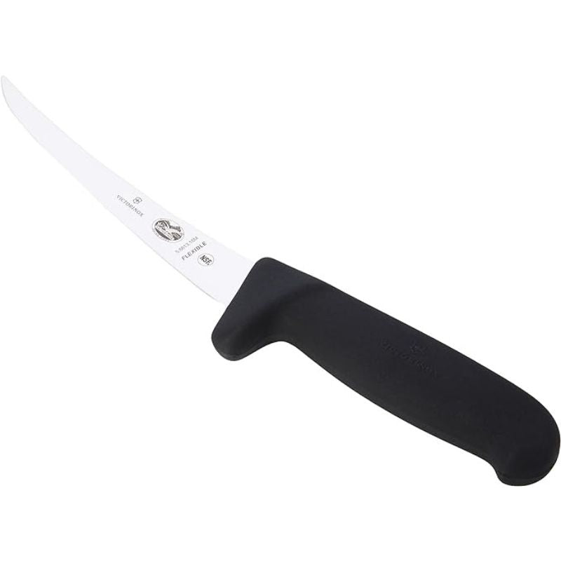 Victorinox GL275 Fibrox Safety Grip Flexible Boning Knife | 15 cm | Black