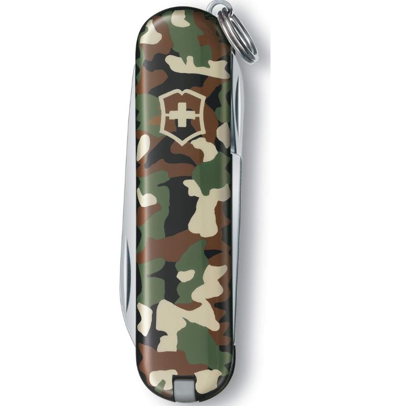 Victorinox Classic SD Swiss Army Pocket Knife | Small | 7 Functions | Camouflage