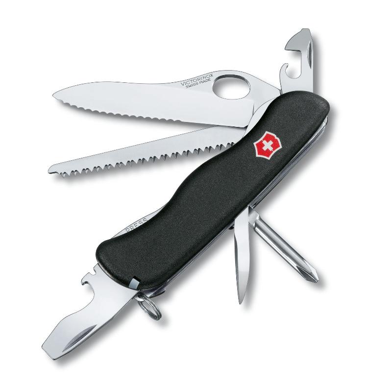 Victorinox Trailmaster Swiss Army Large Pocket Knife, Black - 111 mm