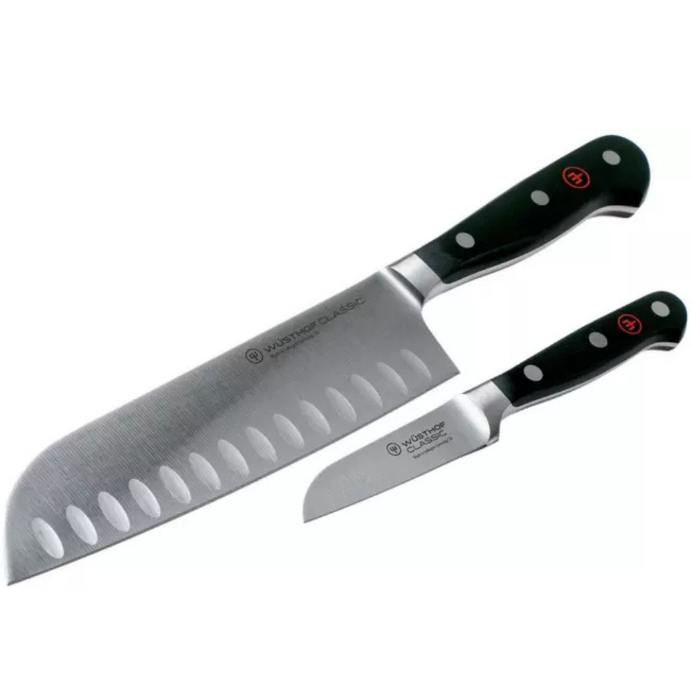 Wüsthof Classic 2-Piece Asian Knife Set, Black (WU9280)