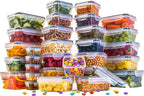 Airtight Food Storage Containers Sets (Multiple Sizes) by Nuovva